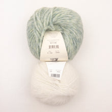 Load image into Gallery viewer, Marble Sweater Knitting Kit | Juniper Moon Beatrix & Katia Alpaca Silver