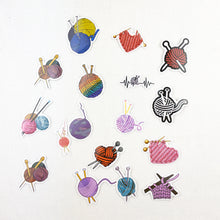 Load image into Gallery viewer, Atelier Knitting & Crochet Vinyl Stickers | Pack of 60