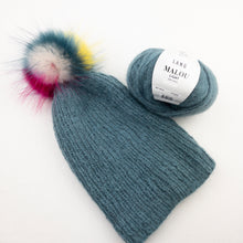 Load image into Gallery viewer, Malou Slouchy Hat Knitting Kit | Lang Yarns Malou Light & Knitting Pattern (#402)