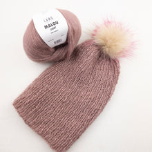 Load image into Gallery viewer, Malou Slouchy Hat Knitting Kit | Lang Yarns Malou Light & Knitting Pattern (#402)