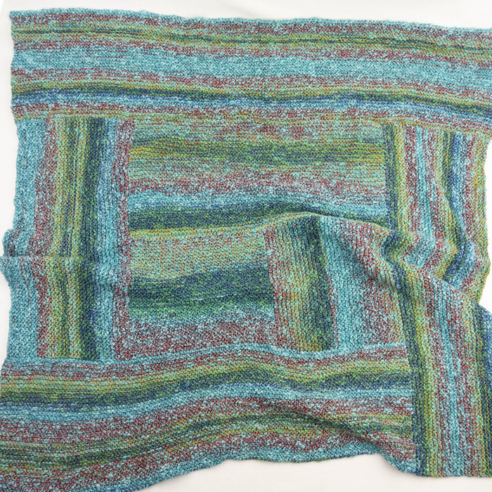 Marmel Cabin Baby Blanket Knitting Kit | Ella Rae Marmel & Knitting Pattern (#397)