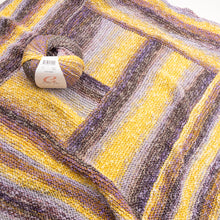 Load image into Gallery viewer, Marmel Cabin Baby Blanket Knitting Kit | Ella Rae Marmel & Knitting Pattern (#397)