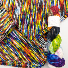 Load image into Gallery viewer, Diagonal Baby Blanket Knitting Kit | Knitted Wit Merino Worsted & Knitting Pattern (#86)