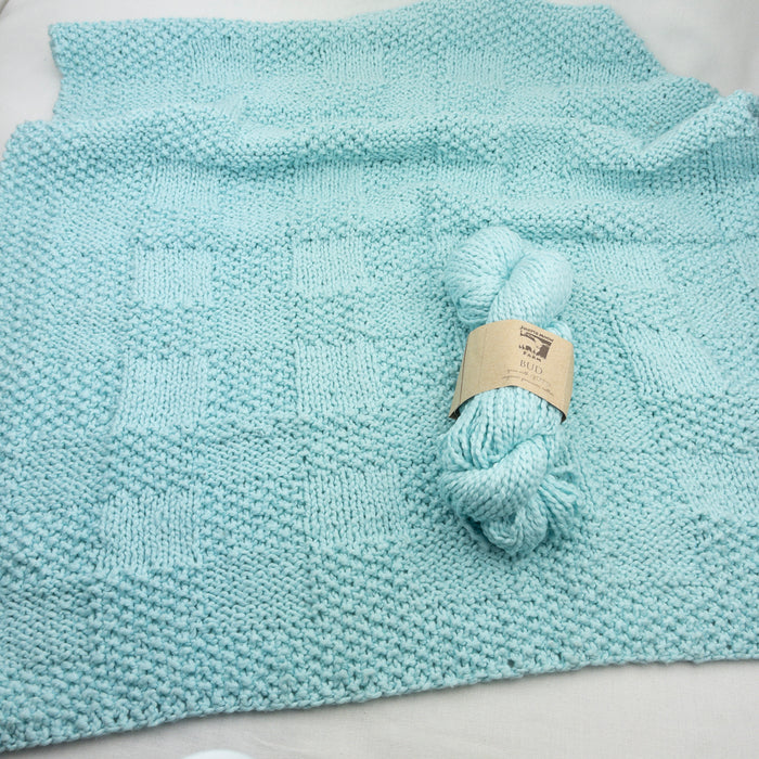 Big Bamboozle Baby Blanket Knitting Kit | Juniper Moon Bud and Knitting Pattern (#395)