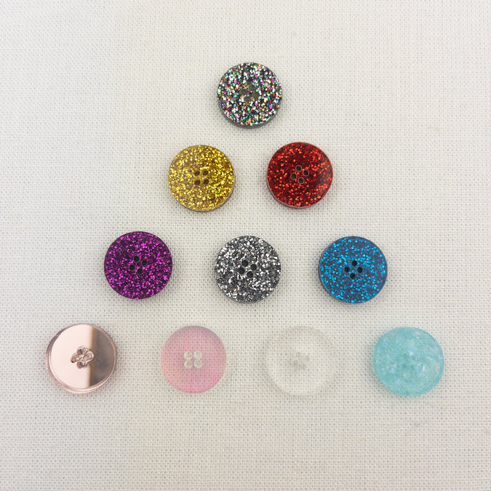 Katrinkles Glitter Buttons 5/8"