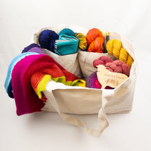 Load image into Gallery viewer, Atelier Canvas Tote Bag with Interior Pockets