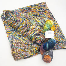 Load image into Gallery viewer, Diagonal Baby Blanket Knitting Kit | Knitted Wit Merino Worsted & Knitting Pattern (#86)