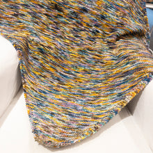 Load image into Gallery viewer, Diagonal Baby Blanket Knitting Kit | Knitted Wit Merino Worsted & Knitting Pattern (#86)