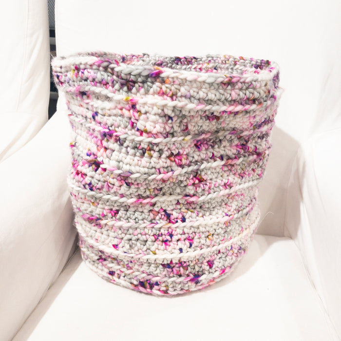 Extra Large Crochet Stash Basket Kit | Dream in Color Savvy & Crochet Pattern (#285)