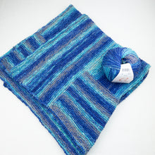 Load image into Gallery viewer, Marmel Cabin Baby Blanket | Ella Rae Marmel &amp; Knitting Pattern (#397)
