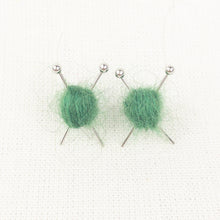 Load image into Gallery viewer, Atelier Yarn Ball & Knitting Needle Earrings