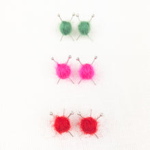 Load image into Gallery viewer, Atelier Yarn Ball & Knitting Needle Earrings