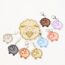 Load image into Gallery viewer, Atelier Sheep Hanging Clasp Markers | 9 piece set