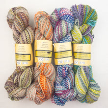 Load image into Gallery viewer, Nightshift Shawl Knitting Kit | Feederbrook Farm Entropy Superwash Merino DK