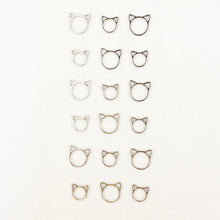 Load image into Gallery viewer, Atelier Cat Shaped Ring Markers | Set of 18
