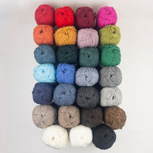 Load image into Gallery viewer, Northern Adventure Cabled Throw Knitting Kit | Plymouth Galway
