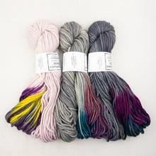 Load image into Gallery viewer, Intarsia Scarf Knitting Kit | Wonderland TweedleDeeDum & Knitting Pattern (#90B)