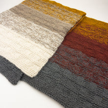 Load image into Gallery viewer, Cashgora Gradient Throw Knitting Kit | Cashmere People Cashgora Sport & Knitting Pattern (#415)