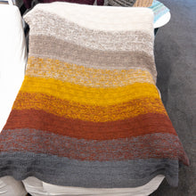 Load image into Gallery viewer, Cashgora Gradient Throw Knitting Kit | Cashmere People Cashgora Sport & Knitting Pattern (#415)