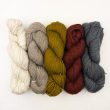 Load image into Gallery viewer, Cashgora Gradient Throw Knitting Kit | Cashmere People Cashgora Sport & Knitting Pattern (#415)