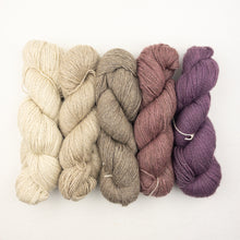 Load image into Gallery viewer, Cashgora Gradient Throw Knitting Kit | Cashmere People Cashgora Sport & Knitting Pattern (#415)