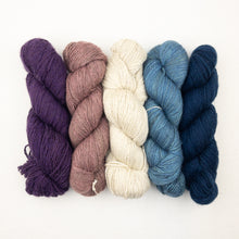 Load image into Gallery viewer, Cashgora Gradient Throw Knitting Kit | Cashmere People Cashgora Sport & Knitting Pattern (#415)