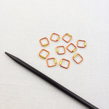 Load image into Gallery viewer, Beaded Stitch Markers | Small Square