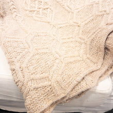 Load image into Gallery viewer, Northern Adventure Cabled Throw Knitting Kit | Plymouth Galway
