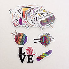 Load image into Gallery viewer, Atelier Knitting & Crochet Vinyl Stickers | Pack of 60