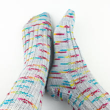 Load image into Gallery viewer, Atelier Fingering Weight Socks Knitting Kit | Wonderland Yarns Mary Ann Sock & Knitting Pattern (#61D)