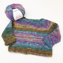Load image into Gallery viewer, Easiest Baby Sweater Ever Knitting Kit | Ella Rae Marmel & Knitting Pattern (#320B)
