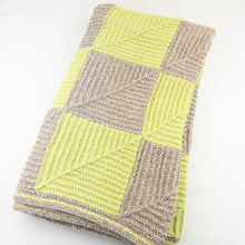 Load image into Gallery viewer, Mitered Square Afghan Knitting Kit | Plymouth Sea Isle & Knitting Pattern