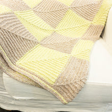 Load image into Gallery viewer, Mitered Square Afghan Knitting Kit | Plymouth Sea Isle & Knitting Pattern