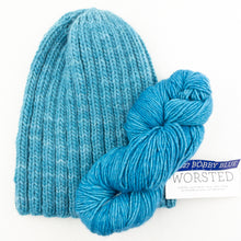 Load image into Gallery viewer, Malabrigo Ribbed Beanie Knitting Kit | Malabrigo Worsted & Knitting Pattern (#420)