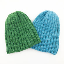 Load image into Gallery viewer, Malabrigo Ribbed Beanie Knitting Kit | Malabrigo Worsted & Knitting Pattern (#420)