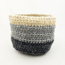 Load image into Gallery viewer, Bulky Tweed Crocheted Nesting Bowls Kit | Studio Donegal Soft Chunky and Crochet Pattern #424