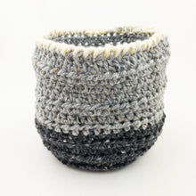 Load image into Gallery viewer, Bulky Tweed Crocheted Nesting Bowls Kit | Studio Donegal Soft Chunky and Crochet Pattern #424
