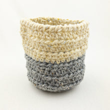 Load image into Gallery viewer, Bulky Tweed Crocheted Nesting Bowls Kit | Studio Donegal Soft Chunky and Crochet Pattern #424