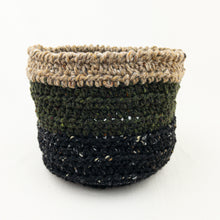 Load image into Gallery viewer, Bulky Tweed Crocheted Nesting Bowls Kit | Studio Donegal Soft Chunky and Crochet Pattern #424