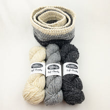 Load image into Gallery viewer, Bulky Tweed Crocheted Nesting Bowls Kit | Studio Donegal Soft Chunky and Crochet Pattern #424