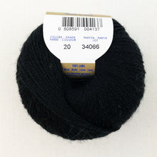 Load image into Gallery viewer, Black ball of Filatura di Crosa Nirvana yarn