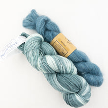 Load image into Gallery viewer, Illuminate Pullover Knitting Kit | Artyarns Merino Cloud & Madelinetosh Impression