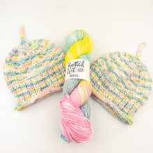 Load image into Gallery viewer, Textured Baby Cardigan & Hat (Knitted Wit version) Knitting Kit | Knitted Wit Merino Worsted & Knitting Patterns (#347)