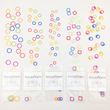 Load image into Gallery viewer, Atelier Rainbow Stitch Markers | 30 Piece Set