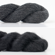 Load image into Gallery viewer, Aalto Poncho Knitting Kit | Madelinetosh Silk Cloud & Shibui Knits Pebble