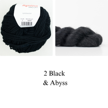 Load image into Gallery viewer, Cardigan No. 9 Knitting Kit | Katia Merino Aran & Madelinetosh Silk Cloud