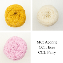 Load image into Gallery viewer, Honey Petal Cardigan Knitting Kit | Queensland United