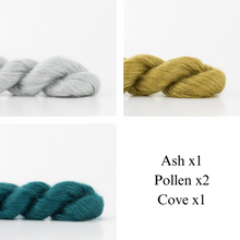 Load image into Gallery viewer, Nuance Cowl Knitting Kit | Madelinetosh Silk Cloud & Knitting Pattern