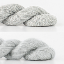 Load image into Gallery viewer, Aalto Poncho Knitting Kit | Madelinetosh Silk Cloud & Shibui Knits Pebble