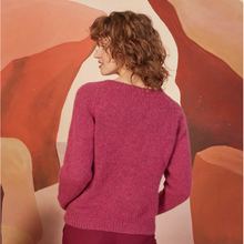 Load image into Gallery viewer, Astrid Pullover Knitting Kit | Lang Yarns Malou Light & Knitting Pattern (278-59)